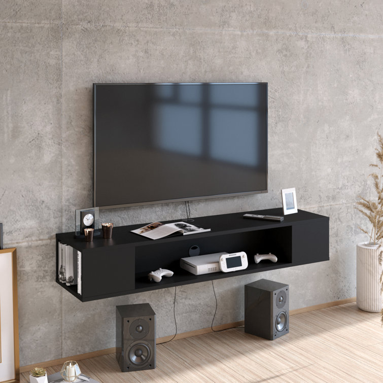 Ebern Designs AbbieJane Floating TV Stand for TVs up to 70" & Reviews